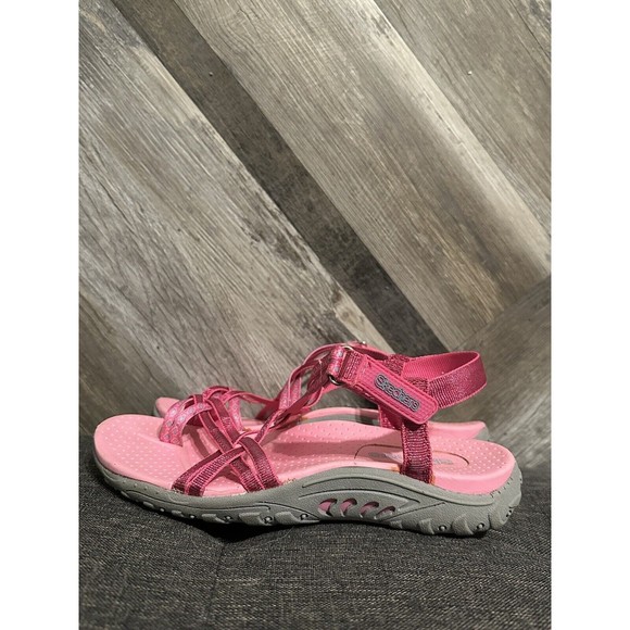 Skechers REGGAE ADVENTURE POPS Girls Size 2 Hot pink - Picture 3 of 8